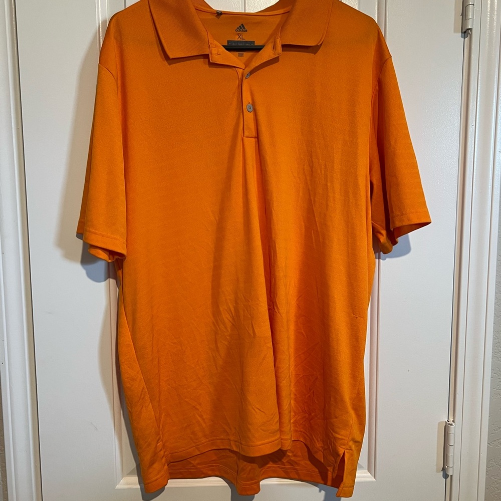 Adidas Golf Men's Vibrant Orange Polo